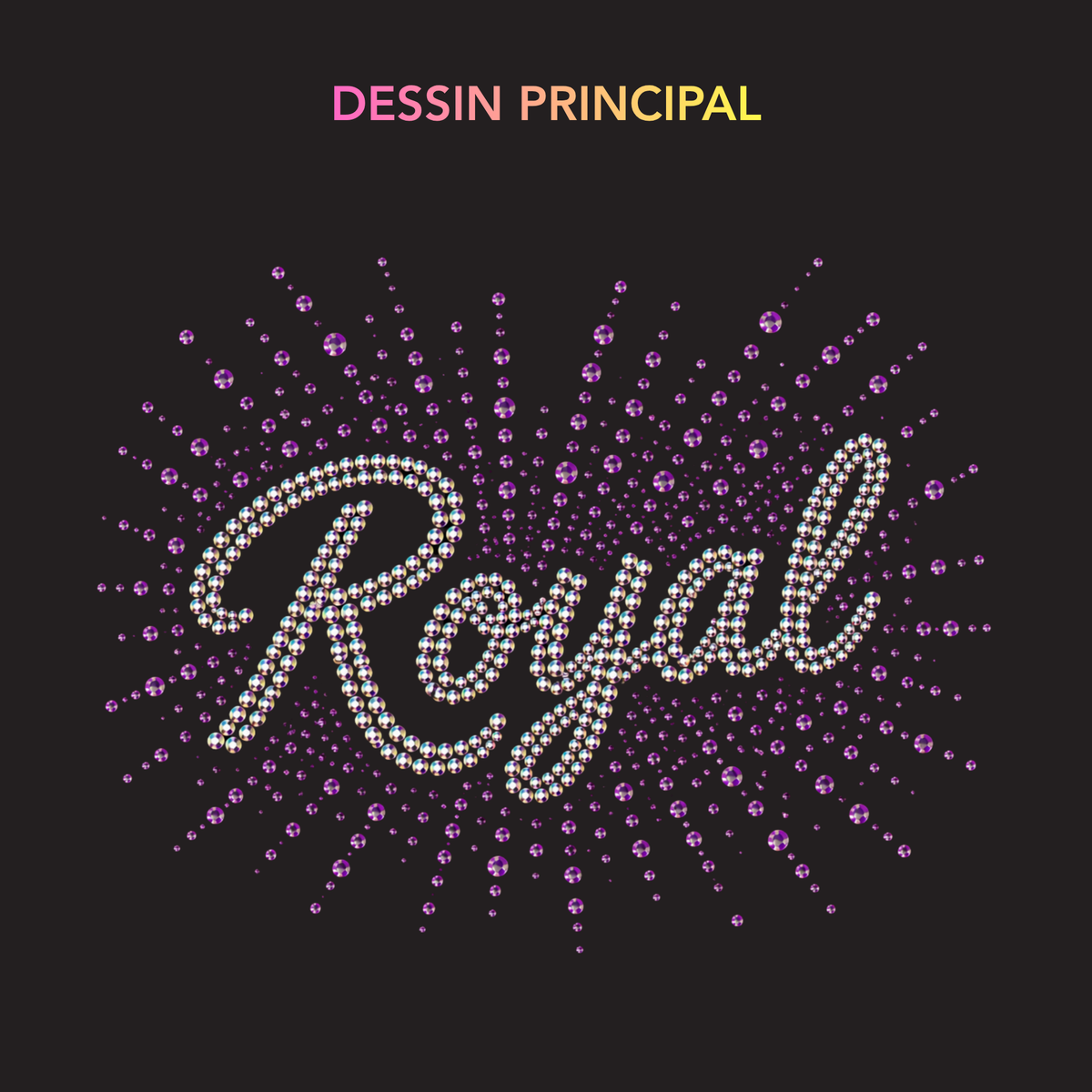 Royal - Royal rhinestone design