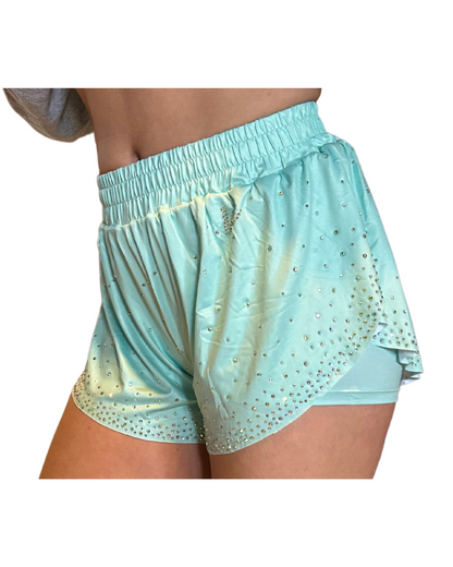 Butterfly Shorts Rhinestones